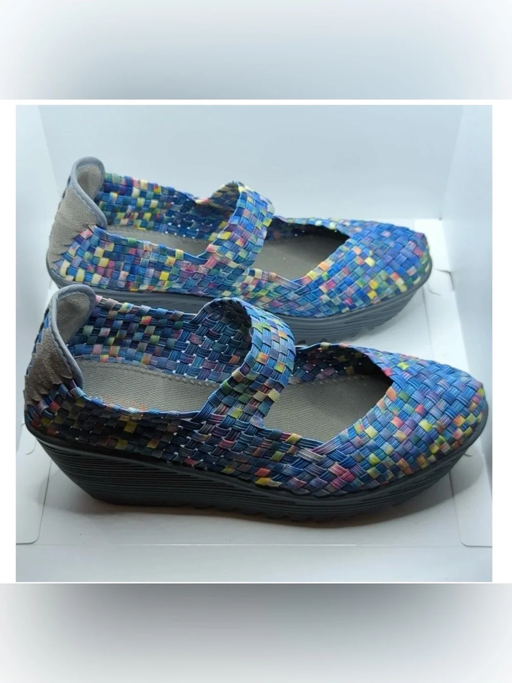 BMbernie mev Multicolor Woven Slip-OnS SiZE 8/2